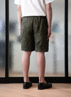 Distort Pleats Polyester Shorts