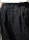 Distort Pleats Polyester Easy Pants