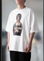 Dama Con Lermellino Cotton Graphic Top