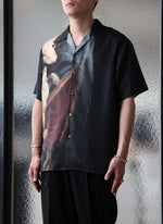 Dama Con Lermellino Polyester Open Collar Shirt
