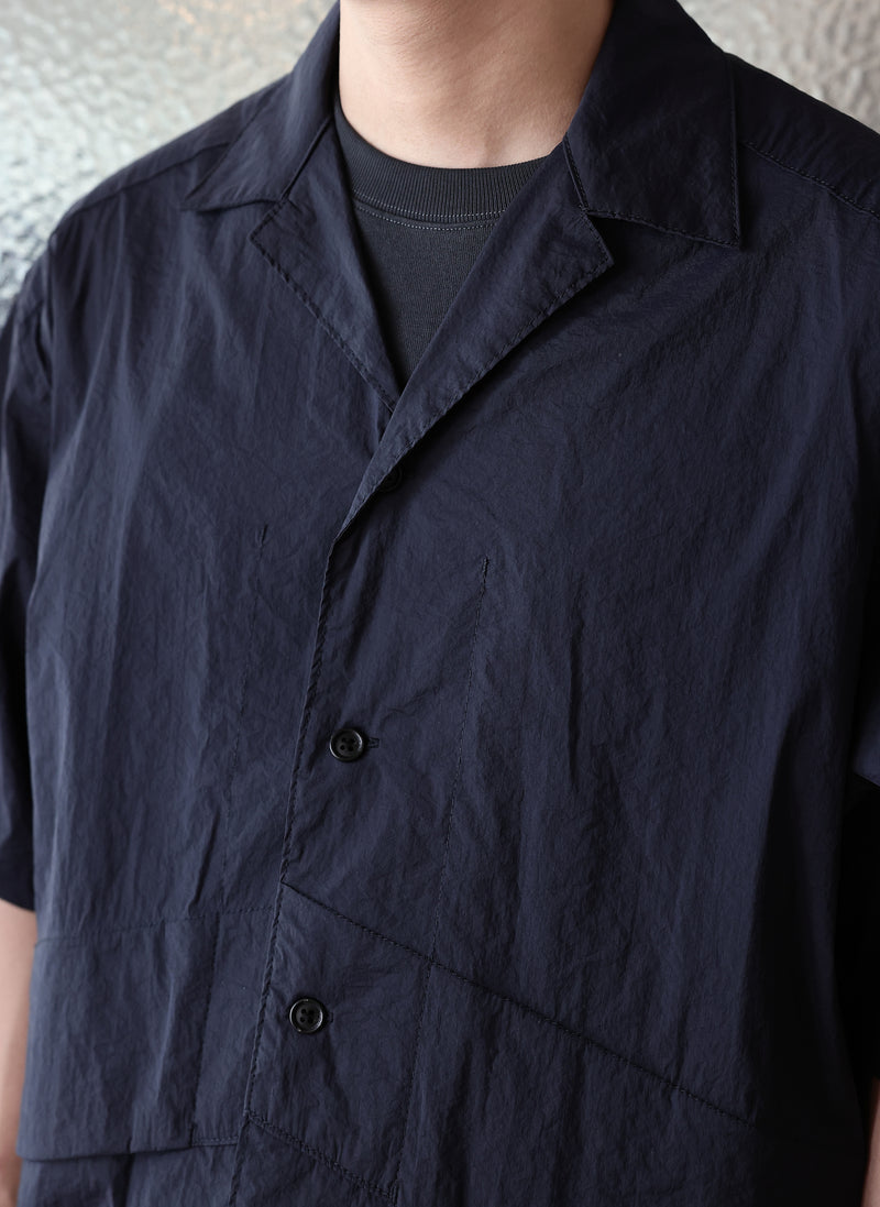 Nylon Polyester Business Pack Open Collar Shirt Jacket