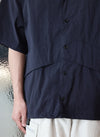 Nylon Polyester Business Pack Open Collar Shirt Jacket