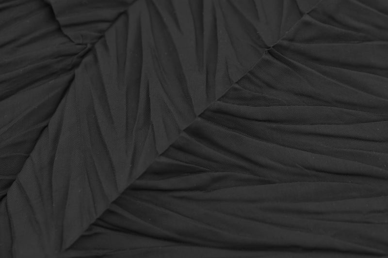 Distort Pleats Polyester Polo