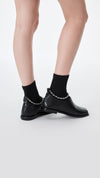 Leather Chain Flat