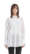 Pleated Flare Shirt