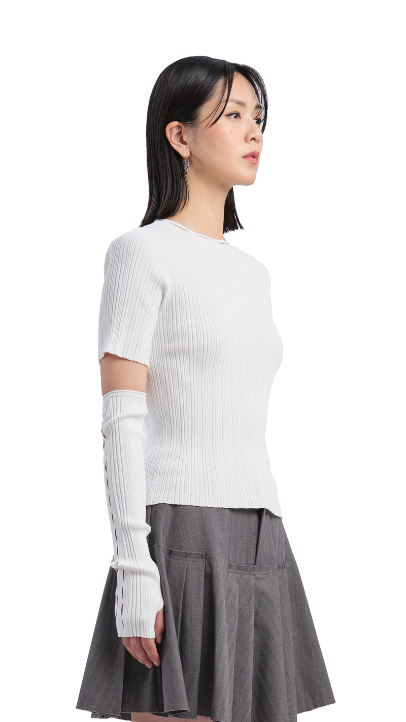 Sweater With Detachable Hand Warmer