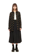 Tweed Lace-Up Skirt