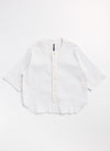 Cotton Nylon Seersucker Baseball Jacket