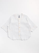 Cotton Nylon Seersucker Baseball Jacket