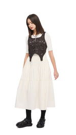 Cord Embroidery Vest
