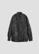 Cotton Polyester Jersey Shirt Jacket