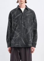 Cotton Polyester Jersey Shirt Jacket