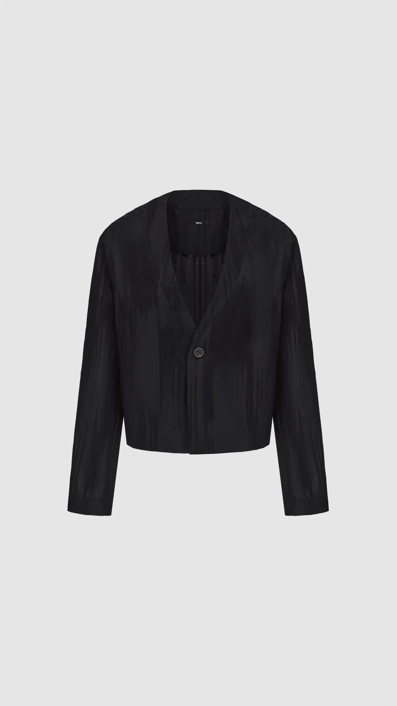 Jacquard Double-Breast Jacket