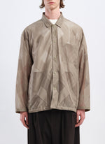 Polyester Geometric Jacquard Coach Jacket