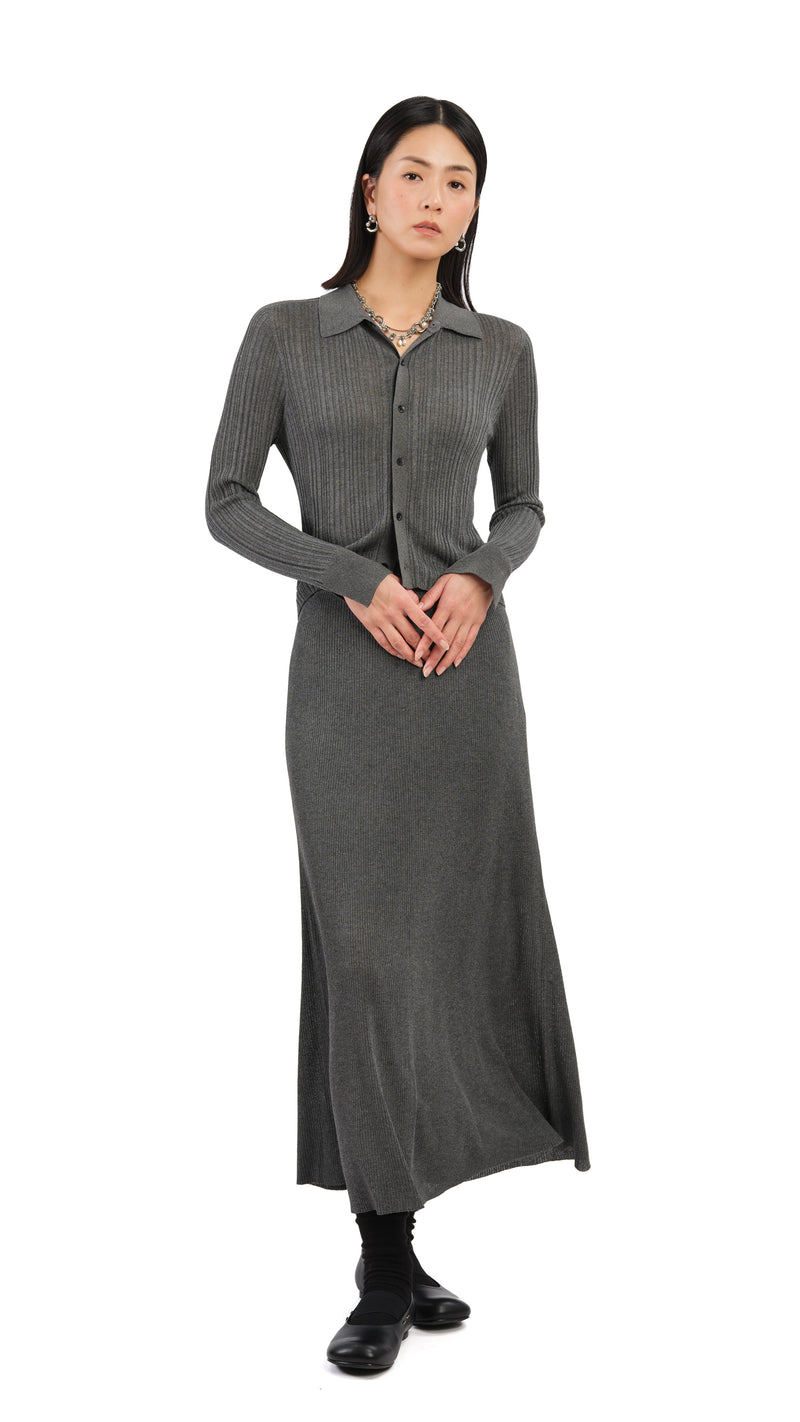 Lurex Knit Skirt