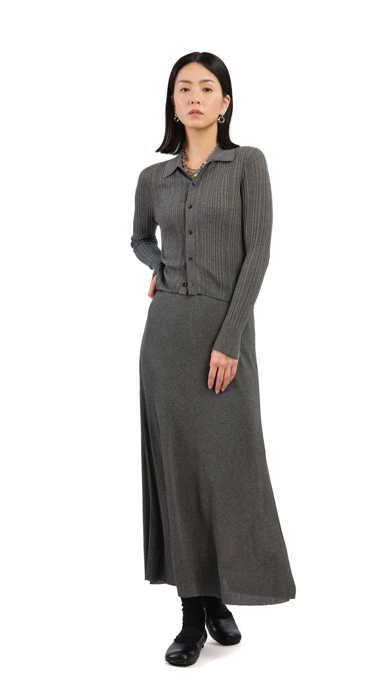 Lurex Knit Skirt