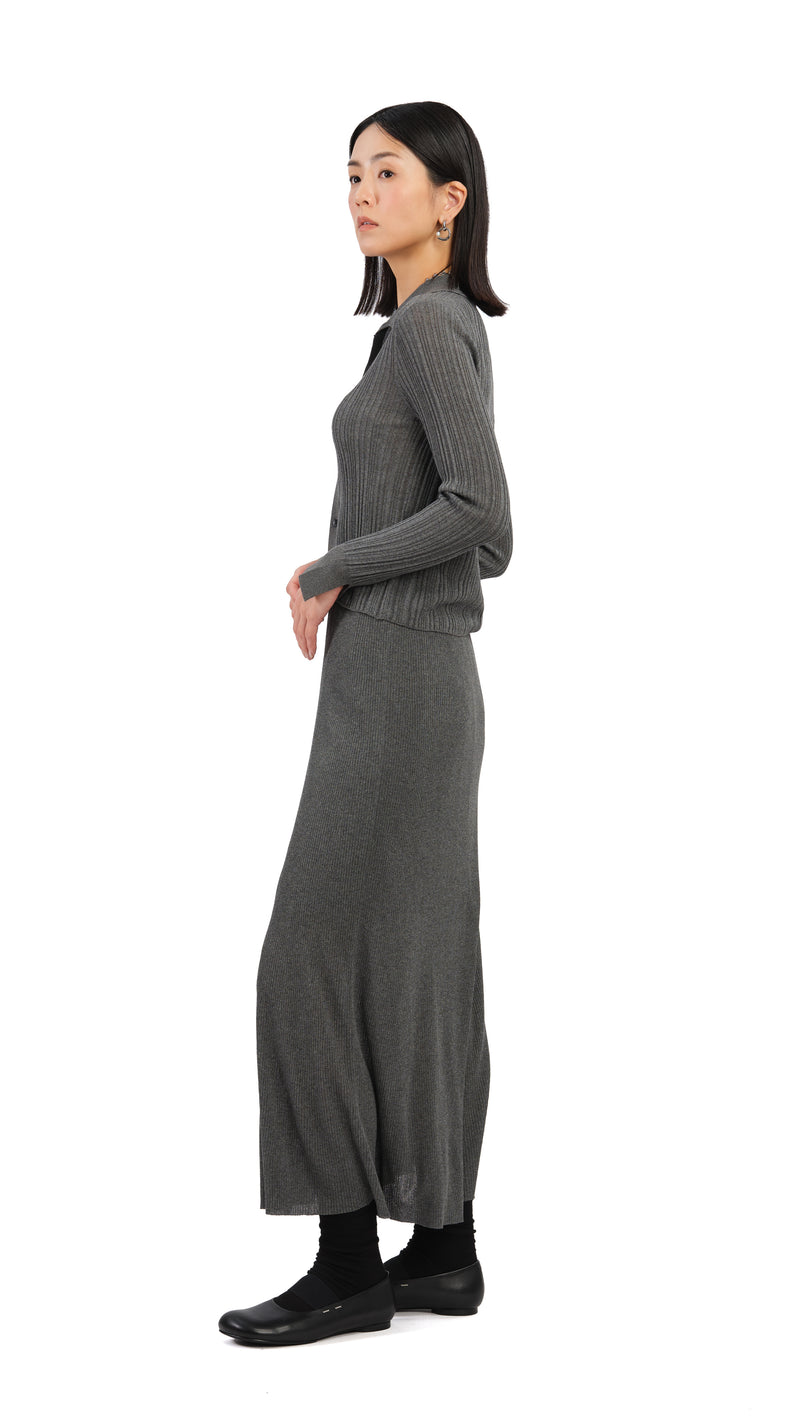 Lurex Knit Skirt
