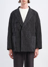 Distort Cotton Dobby Cloth Double Breasted Blazer