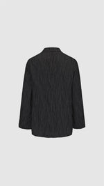 Distort Cotton Dobby Cloth Double Breasted Blazer
