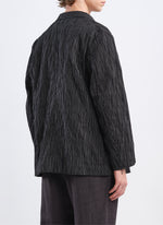 Distort Cotton Dobby Cloth Double Breasted Blazer