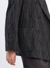 Distort Cotton Dobby Cloth Double Breasted Blazer