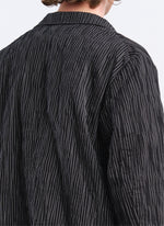 Distort Cotton Dobby Cloth Double Breasted Blazer