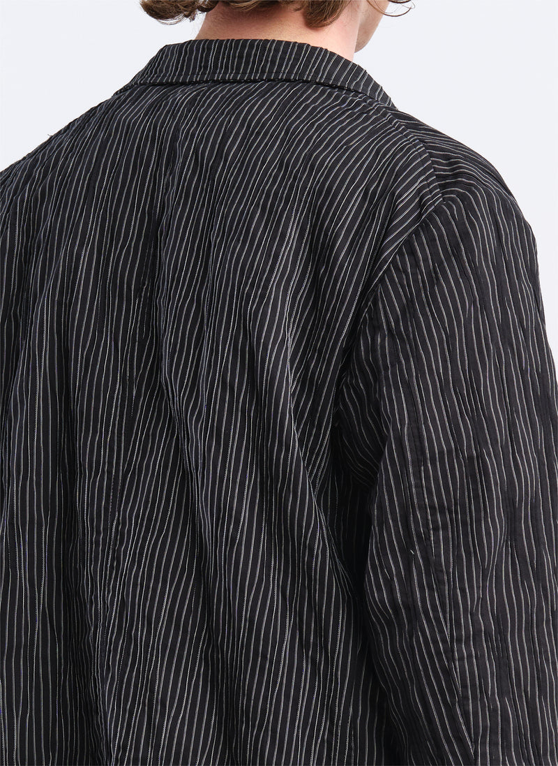 Distort Cotton Dobby Cloth Double Breasted Blazer
