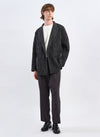 Distort Cotton Dobby Cloth Double Breasted Blazer