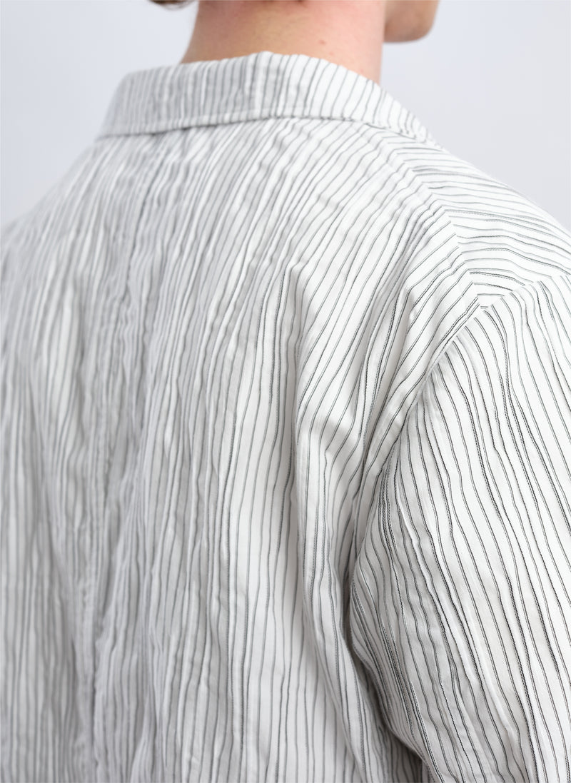 Distort Cotton Dobby Cloth Double Breasted Blazer