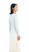 Slash Cut-Out Sweater