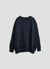Wrinkle Polyester Dry Knit Pullover