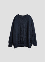 Wrinkle Polyester Dry Knit Pullover