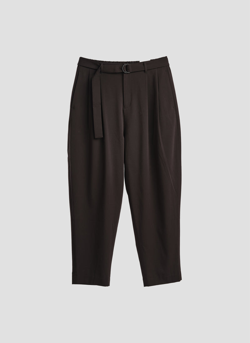 Tencil Cotton Polyester Spandex Wide Tapered Pants (P-12)