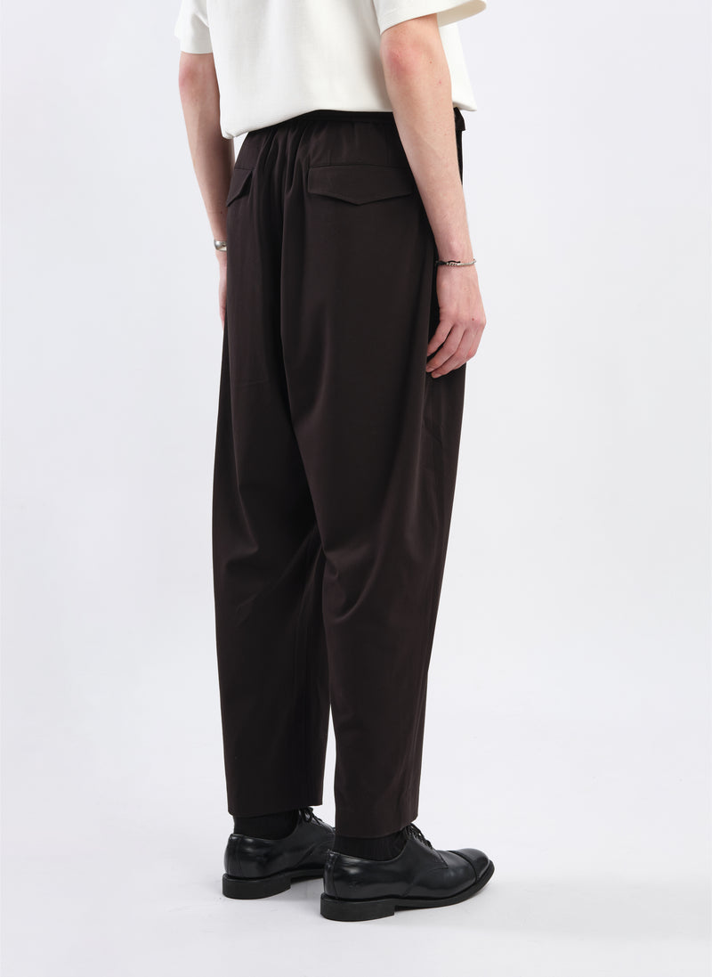 Tencil Cotton Polyester Spandex Wide Tapered Pants (P-12)