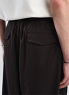 Tencil Cotton Polyester Spandex Wide Tapered Pants (P-12)