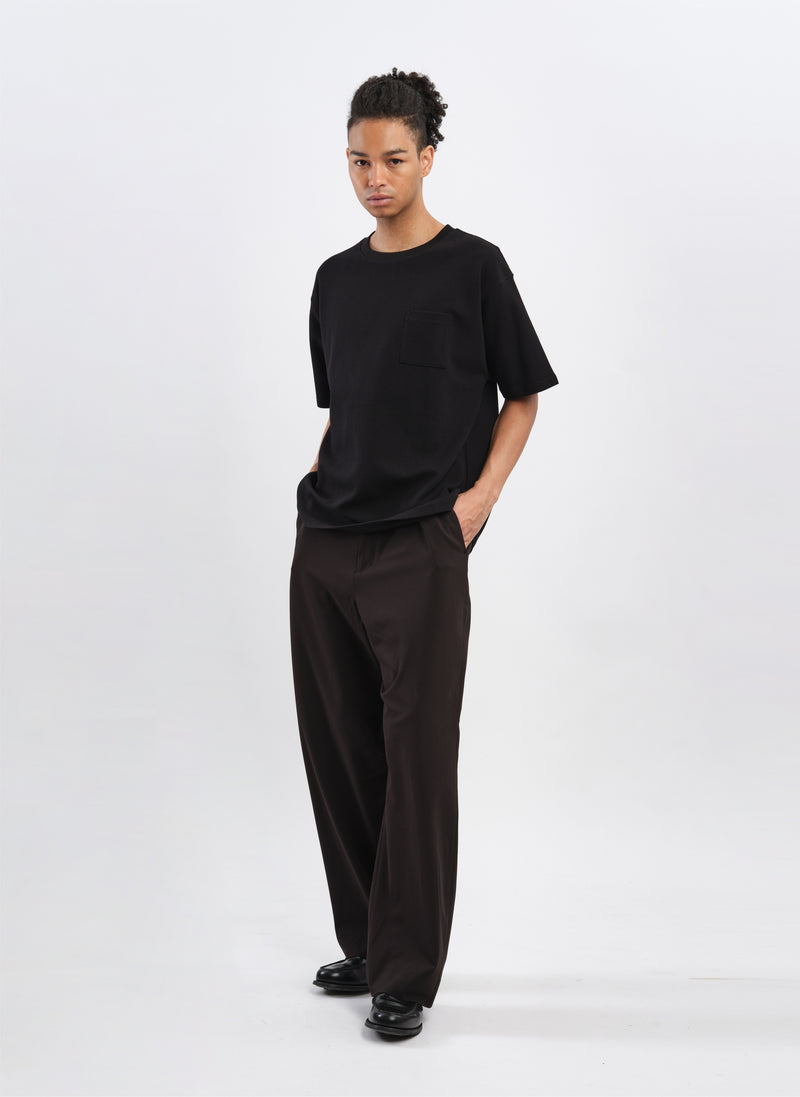 Cotton Rib Short Sleeves Top