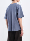 Cotton Rib Short Sleeves Top
