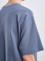 Cotton Rib Short Sleeves Top