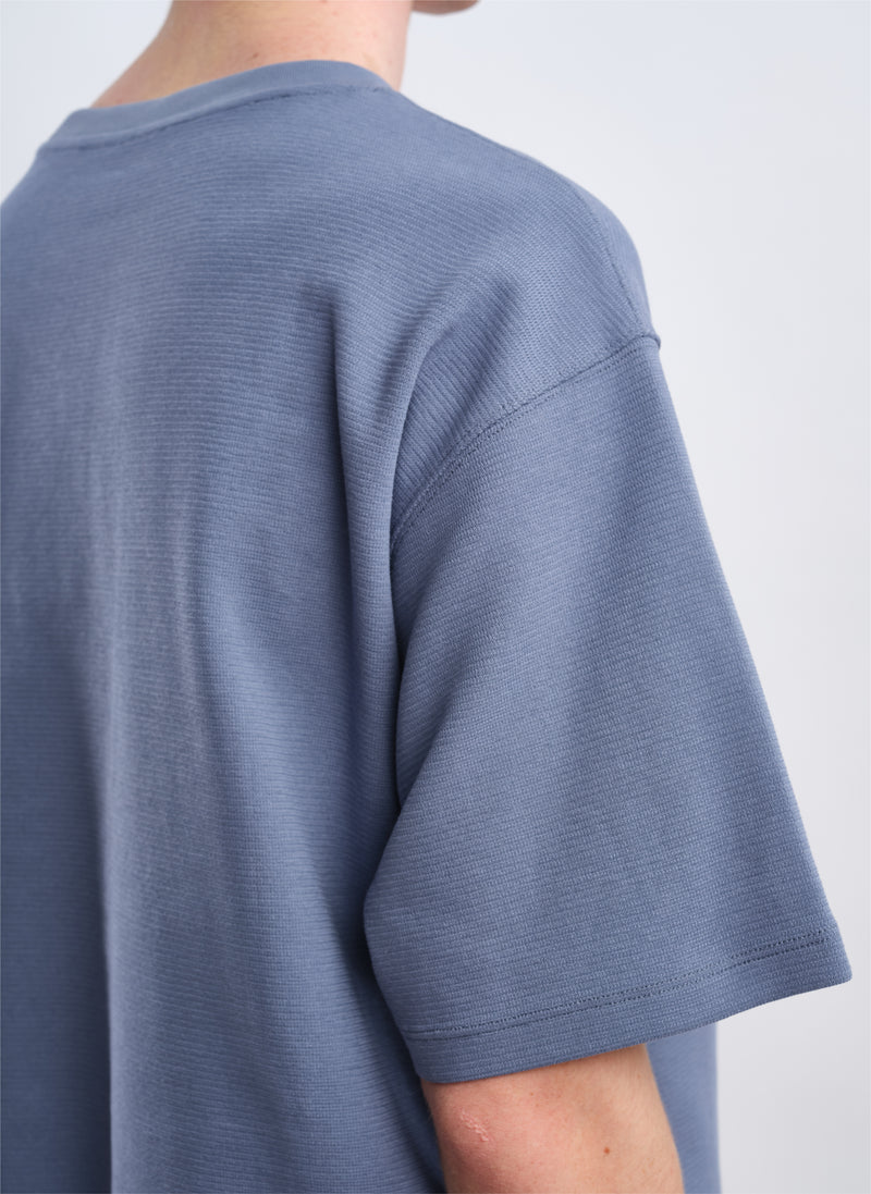 Cotton Rib Short Sleeves Top