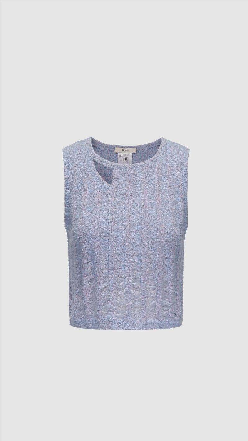 Boucle Cropped Vest