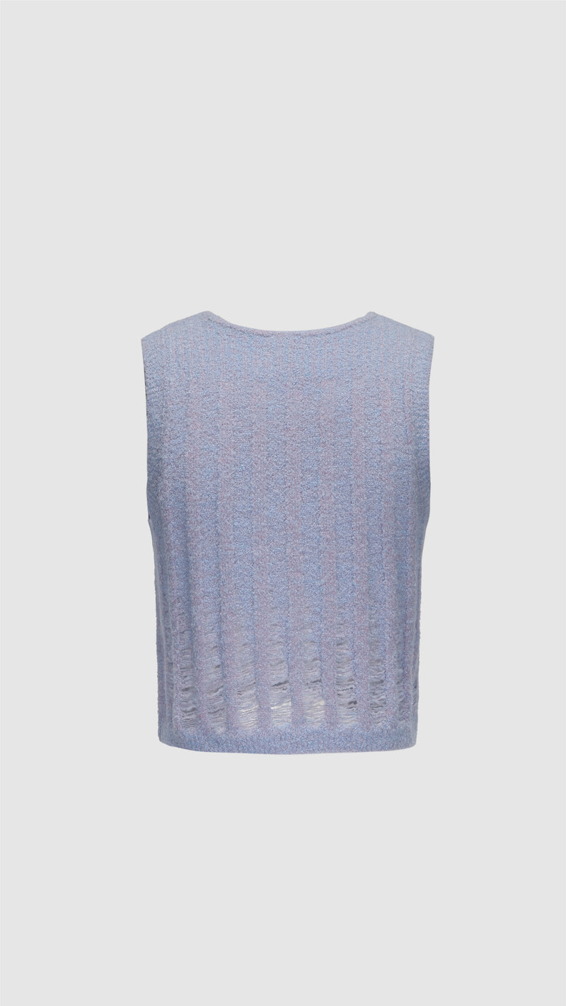 Boucle Cropped Vest