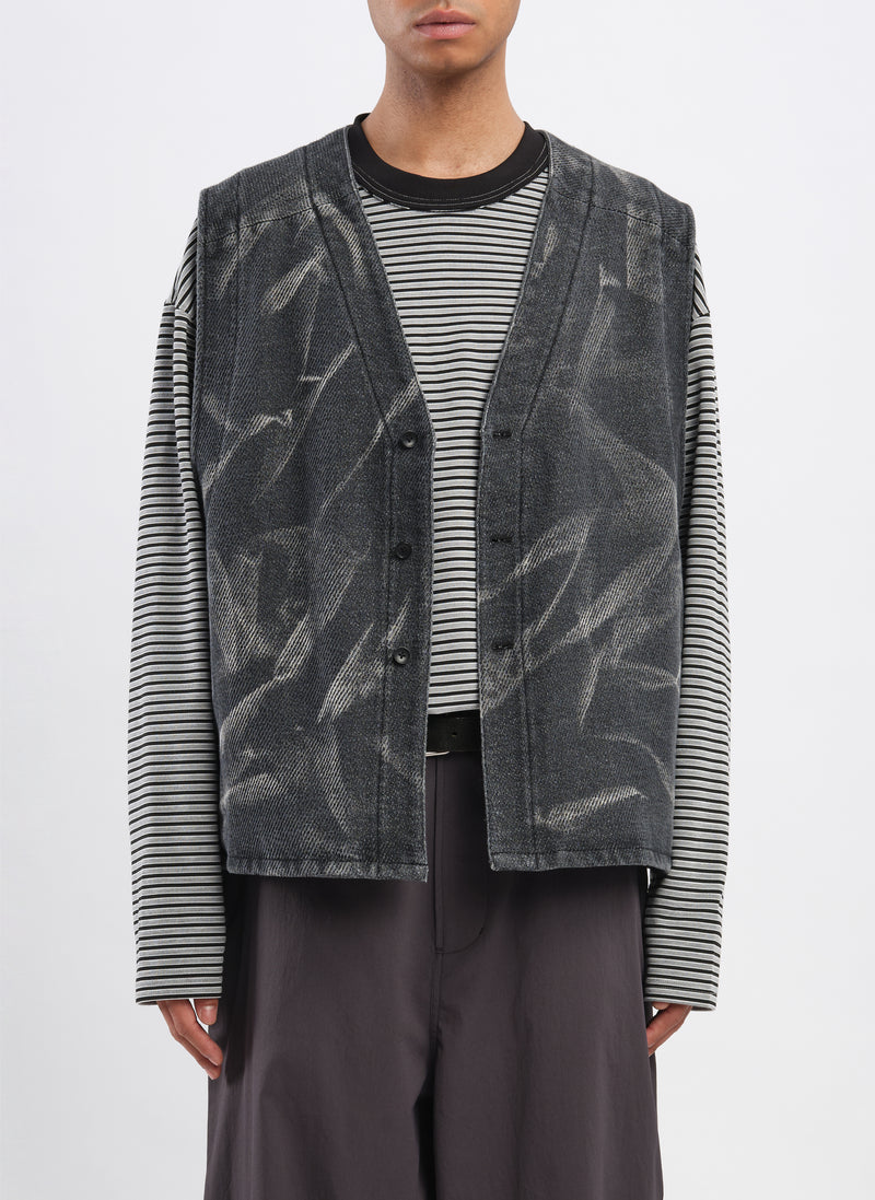 Cotton Polyester Jersey Waistcoat