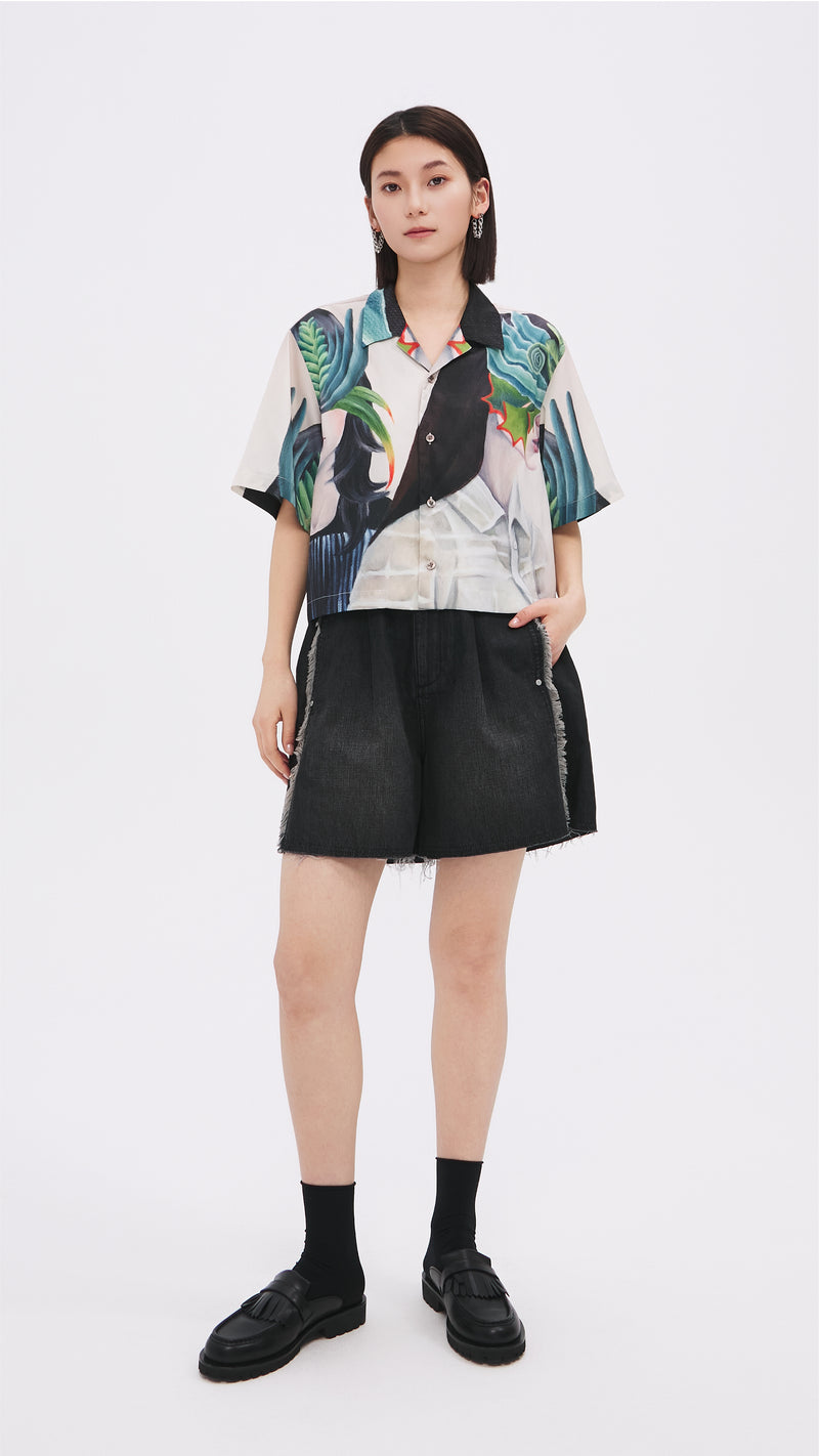 Mariko Enomoto Printed Short Sleeves Shirt