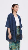 Rebuilt Denim Kimono Jacket