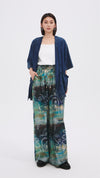 Rebuilt Denim Kimono Jacket