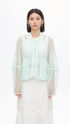 Nylon Patch Front-zip Jacket