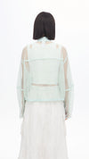 Nylon Patch Front-zip Jacket
