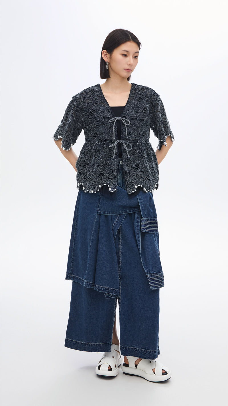 Rebuilt Denim Skirt
