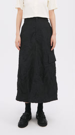 Distort Pleated Military Skirt