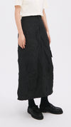 Distort Pleated Military Skirt